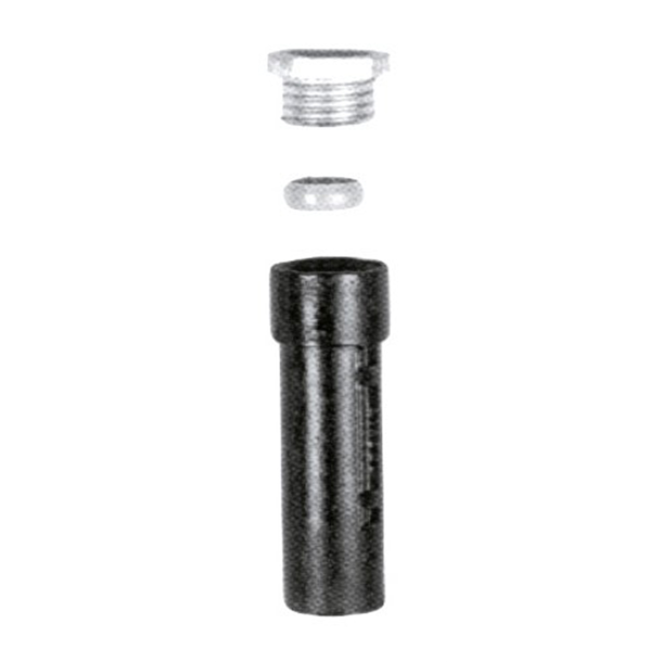 Ground socket for  60 mm tubular post | Threaded ring